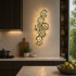 Aplica LED Cristal Decorativa BLOSSOM Lumina Rece/Neutra/Calda Auriu [2]