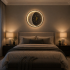 Aplica LED Decorativa Luna Diametru 40CM Lumina Rece/Neutra/Calda Black [2]