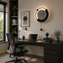 Aplica LED Decorativa ARC Ø30 cm Lumina Rece/Neutra/Calda Negru [3]