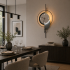 Aplica LED Decorativa ARTY 80x40 cm Lumina Rece/Neutra/Calda Negru [2]