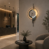 Aplica LED Decorativa ARTY 80x40 cm Lumina Rece/Neutra/Calda Negru [3]