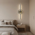 Aplica LED Decorativa CERBOS, 42W, 60cm, Lumina Calda / Neutra/ Rece, Negru, Metal si Acril [2]