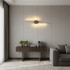 Aplica LED Decorativa FENG, 19W, 60cm, Lumina Calda / Neutra/ Rece, Negru, Metal si Acril [3]