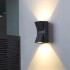 Aplica LED de Exterior si Interior, 6W, 2 Surse x 5W, IP65, ABS, Negru, 3000K, AX100/2BK [2]