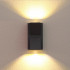 Aplica LED de Exterior si Interior, 6W, 2 Surse x 5W, IP65, ABS, Negru, 3000K, AX100/2BK [4]