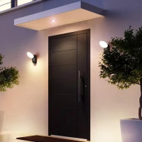 Aplica LED de Exterior 10W, AX165, Lumina Calda 3000K, Negru Aplica LED de Exterior 10W, AX165, Lumina Calda 3000K, Negru