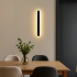 Aplica LED de Exterior SUHA, Lungime 70cm, 10W, IP65, Metal, Liniar, Negru [3]