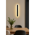 Aplica LED de Exterior SUHA, Lungime 90cm, 13W, IP65, Metal, Liniar, Negru [3]