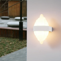 Aplica LED Exterior ICEBERG, Lumina Calda 3000K, 10W, Metal, IP65, Alb Aplica LED Exterior ICEBERG, Lumina Calda 3000K, 10W, Metal, IP65, Alb
