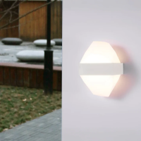 Aplica LED Exterior ICEBERG 10W Metal IP65 Alb Aplica LED Exterior ICEBERG 10W Metal IP65 Alb