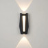 Aplica LED AX218 de Exterior si Interior, 2 Surse x 8W, Metalic, Negru, 3000K [2]