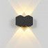 Aplica LED AX231, Exterior si Interior, 4 Surse, 10W, Negru, 3000K [3]