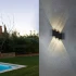 Aplica LED AX232, Exterior, 6 Surse, 6W, Negru, 3000K [3]