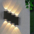 Aplica LED AX232, Exterior, 8 Surse, 8W, Negru, 3000K [3]