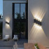 Aplica LED AX232, Exterior, 8 Surse, 8W, Negru, 3000K [4]