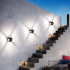 Aplica LED AX240, Exterior, 4 Surse, 4W, Negru, 3000K [2]