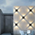 Aplica LED AX240, Exterior, 4 Surse, 4W, Negru, 3000K [3]