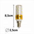 Bec E14 LED, 12W, Auriu, Lumina Calda/Neutra/Rece, 3000K/4000K/6000K [2]