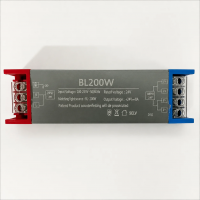 Sursa de alimentare LED 24V, 14.5x2.5x4 cm, Cupru si Aluminiu, Neagra