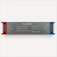 Sursa de alimentare LED 24V, 20.5x2.5x4 cm, Cupru si Aluminiu, Neagra