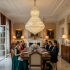 Candelabru Cristal VELVET Supremo, 69xE14, D150 cm, Auriu, Inaltime Reglabila, Metal si Cristal [4]