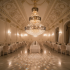 Candelabru Cristal VELIOR Grande 49xE14, D120 cm, Auriu, Inaltime Reglabila, Metal si Cristal [3]