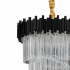 Candelabru Cristal CC110/600x1800BK , 28xE14, Diametru 60cm, Inaltime 180cm, Negru, Inaltime Reglabila, Design Elegant [2]