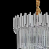 Candelabru Cristal CC110/600x1800CH , 28xE14, Diametru 60cm, Inaltime 180cm, Crom si Argintiu, Inaltime Reglabila, Design Elegant [2]