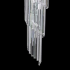 Candelabru Cristal CC110/600x1800CH , 28xE14, Diametru 60cm, Inaltime 180cm, Crom si Argintiu, Inaltime Reglabila, Design Elegant [3]