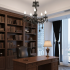 Candelabru Cristal ALNWICK Eleganza, 5xE14, Diametru 48cm, Negru, Inaltime Reglabila [2]