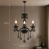 Candelabru Cristal ALNWICK Eleganza, 5xE14, Diametru 48cm, Negru, Inaltime Reglabila [3]