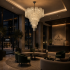 Candelabru Cristal TAGISH Supremo 19xE14, Diametru 80cm, Metal si Cristal, Crom Lucios, Inaltime Reglabila [3]