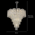 Candelabru Cristal TAGISH Supremo 19xE14, Diametru 80cm, Metal si Cristal, Crom Lucios, Inaltime Reglabila [4]