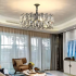 Candelabru Cristal MALBORK Eleganza 8xE14, Diametru 49cm, Negru, Inaltime Reglabila [3]