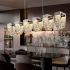Lustra LED Suspendata, STRATUS Supremo, Cristal si Metal, 15W, Lumina Rece/Calda/Neutra 3000K/4000K/6000K, Iluminat Luxos [4]