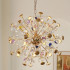 Candelabru Cristal FloraLux, 24xG4, Auriu si Cristale , 52cm, Inaltime Reglabila [3]