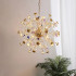 Candelabru Cristal FloraLux, 24xG4, Auriu si Cristale , 52cm, Inaltime Reglabila [4]