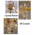 Candelabru Modern cu Cristal, FloraLux, 32xG4, Auriu si Cristale , 54.5cm, Inaltime Reglabila, Metal si Cristal [4]