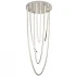 Candelabru LED cu Telecomanda, VEIL, Diametru 80 cm, Inaltime 200 cm, Lumina Rece/Neutra/Calda, Dimabila, Argintiu, Cristal, Metal [3]