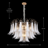 Candelabru Cristal MURANO Regalis 17xE14, D80 cm, Alb, Inaltime Reglabila, Metal si Cristal [4]