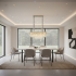 Candelabru Cristal LUCENT Regalis 28xE14, 85x35 cm, Auriu, Inaltime Reglabila, Metal si Cristal [3]