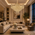 Candelabru Cristal VELOURA Supremo 28xE14, D100 cm, Auriu, Inaltime Reglabila, Metal si Cristal [3]