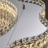Candelabru Cristal LED cu Telecomanda WAVE Imperio, 81W, 100cm, Crom Lucios, Lumina Calda/Rece/Neutra, Inaltime Reglabila, Lumina Dimabila, Metal si Cristal [2]