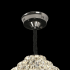 Candelabru Cristal Opal cu telecomanda, 110W, Diametru 35 cm, 3000K/4000/6000K, Crom Lucios, Inaltime Reglabila [3]