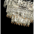 Candelabru Cristal MAJESTIC Eleganza, 9x E14, Diametru 50cm, Crom Lucios, Inaltime Reglabil [2]