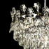 Candelabru Cristal FLORENCE Eleganza, 9x E14, Diametru 50cm, Crom Lucios, Inaltime Reglabila [3]
