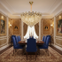 Candelabru Cristal ACE Regalis 22xE14, Diametru 80cm, Inaltime 40cm, Auriu Lucios, Inaltime Reglabila, Design Elegant [3]