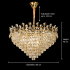 Candelabru Cristal ACE Regalis 22xE14, Diametru 80cm, Inaltime 40cm, Auriu Lucios, Inaltime Reglabila, Design Elegant [4]