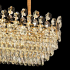 Candelabru Cristal FLORENCE Imperio 10x E14, 90cm, Auriu Lucios, Inaltime Reglabila [4]