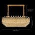 Candelabru Cristal ACE Supremo 10xE14, Dimensiuni 95x35cm , Inaltime 40cm, Auriu Lucios, Inaltime Reglabila, Design Elegant [4]